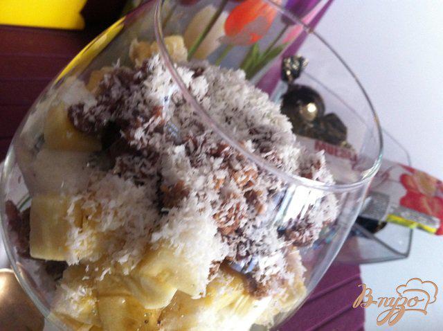 Фото приготовление рецепта: Шоколадный трайфл с бананом шаг №8