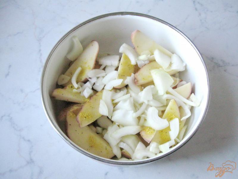 Фото приготовление рецепта: Картофель запечённый в рукаве шаг №7