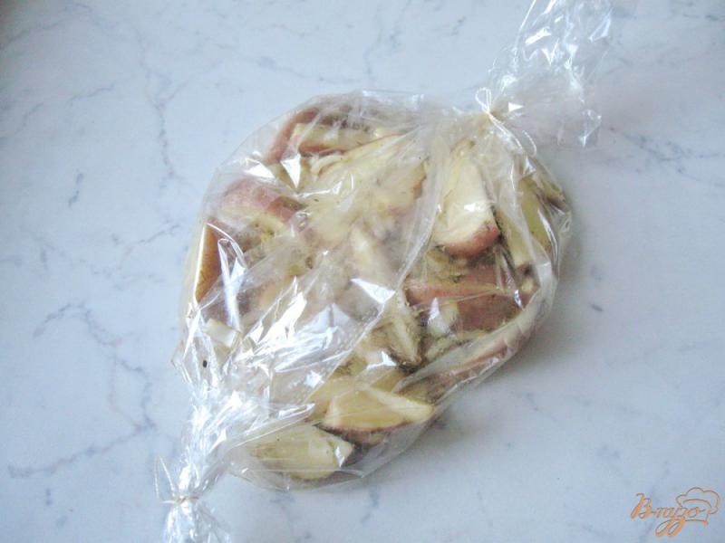 Фото приготовление рецепта: Картофель запечённый в рукаве шаг №9