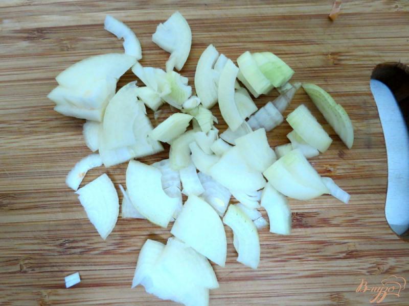 Фото приготовление рецепта: Баклажаны с овощами шаг №5
