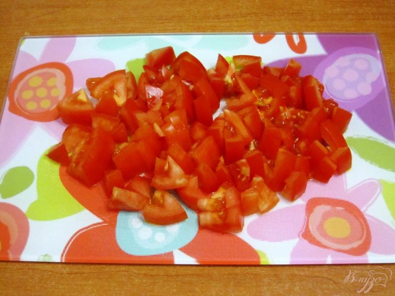 Фото приготовление рецепта: Овощной салат с оригинальной заправкой шаг №3