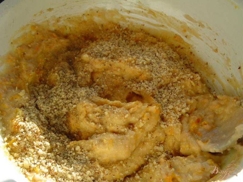 Фото приготовление рецепта: Запеченный овощной паштет с грибами в лаваше шаг №5