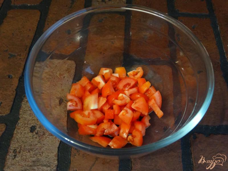 Фото приготовление рецепта: Салат с баклажанами и сыром сиртаки шаг №3