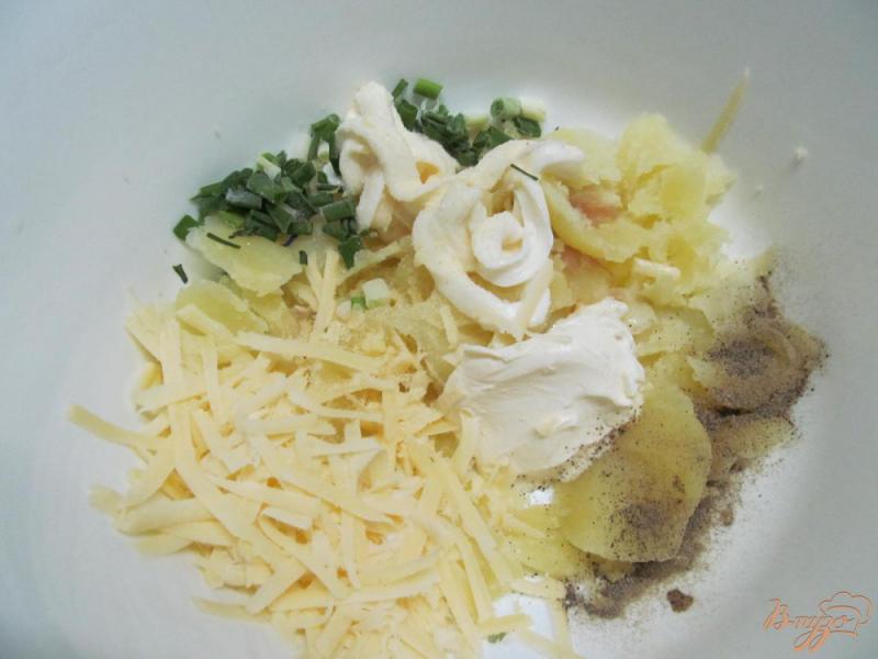 Фото приготовление рецепта: Картофель запеченный дважды шаг №3