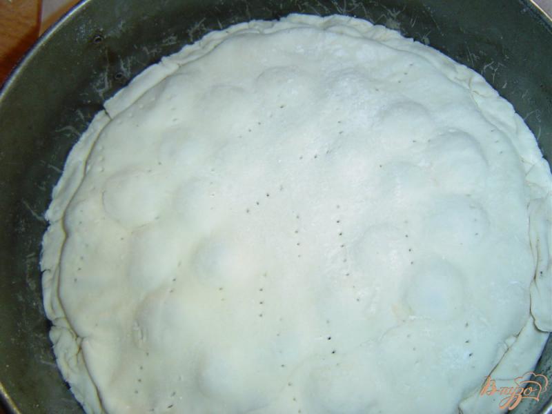 Фото приготовление рецепта: Овощной пирог-перевертыш шаг №6