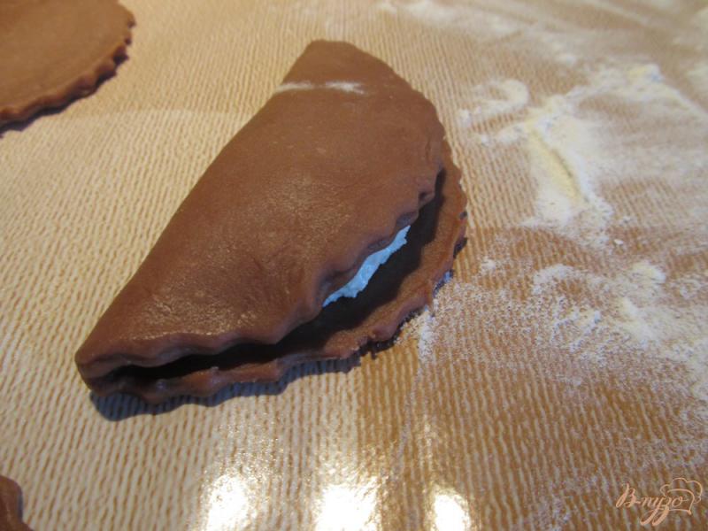 Фото приготовление рецепта: Шоколадно-кокосовые сочники шаг №9