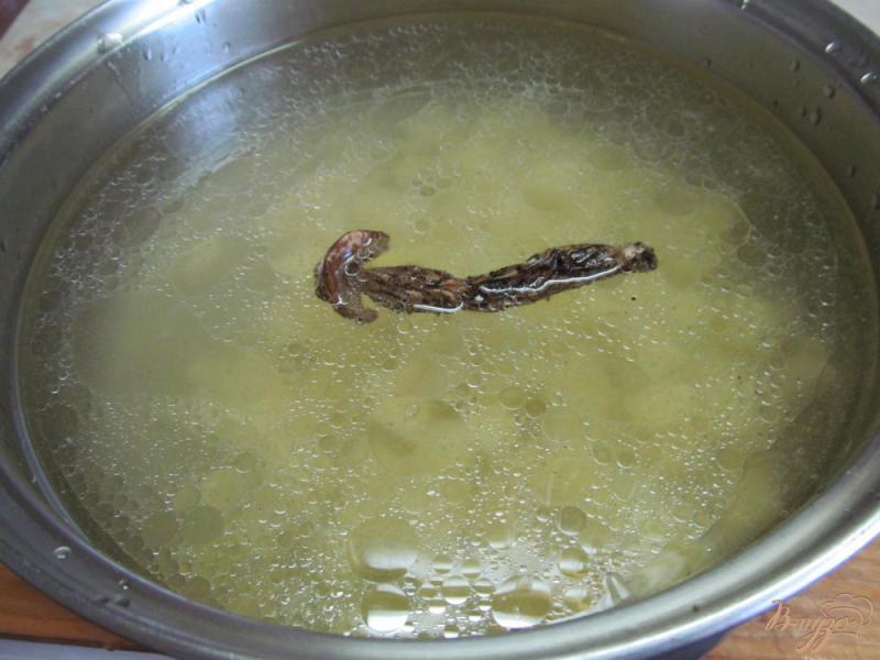 Фото приготовление рецепта: Суп с томатами и фасолью шаг №2