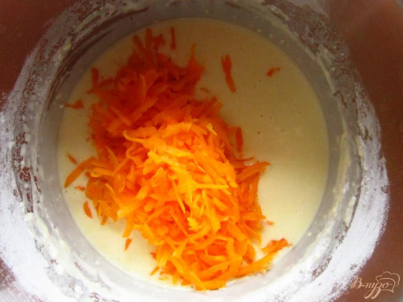 Фото приготовление рецепта: Блинный-тыквенный торт с сырной начинкой шаг №4