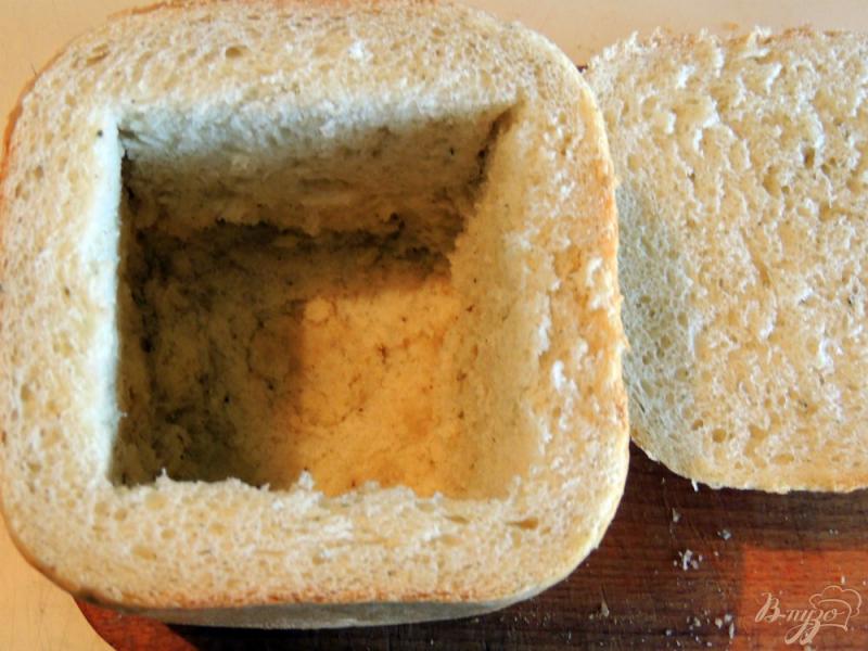 Фото приготовление рецепта: Пряный хлебный горшочек для супа шаг №4