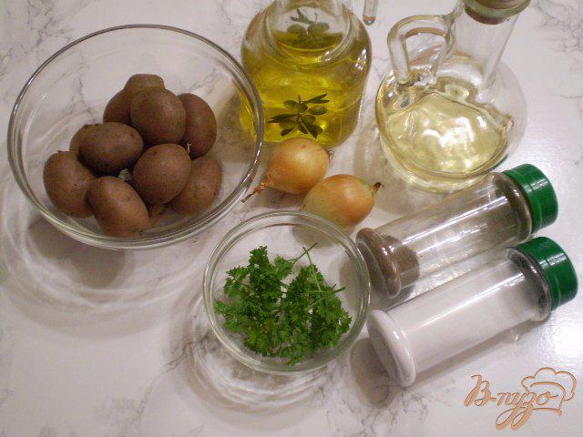 Фото приготовление рецепта: Теплый картофельный салат шаг №1