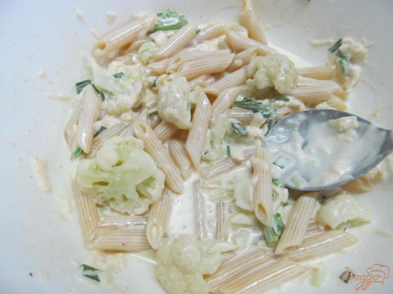 Фото приготовление рецепта: Запеканка из макарон и цветной капусты шаг №5