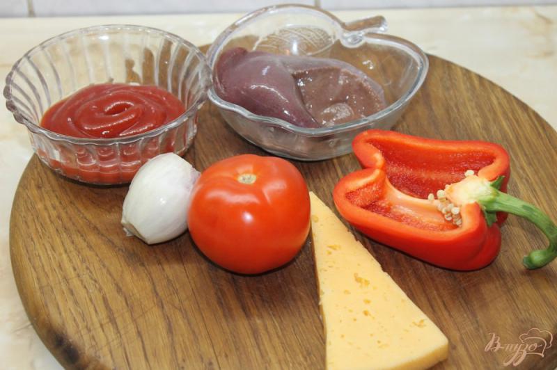 Фото приготовление рецепта: Свиная печень тушенная с помидорами и перцем болгарским шаг №1