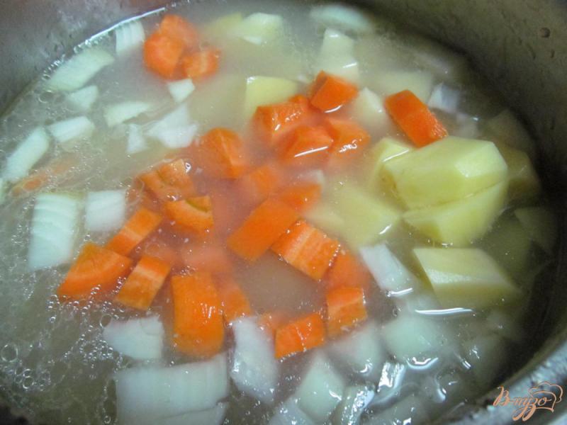 Фото приготовление рецепта: Суп-пюре из моркови с капустой и рисом шаг №3