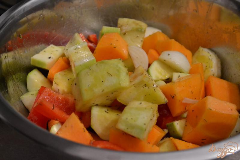Фото приготовление рецепта: Суп-пюре из печеных овощей шаг №2