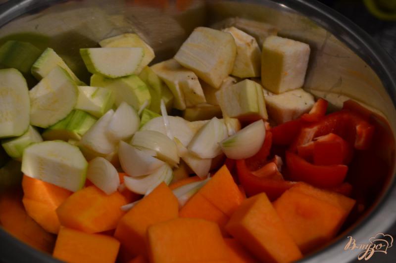 Фото приготовление рецепта: Суп-пюре из печеных овощей шаг №1