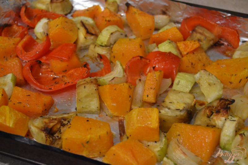 Фото приготовление рецепта: Суп-пюре из печеных овощей шаг №4
