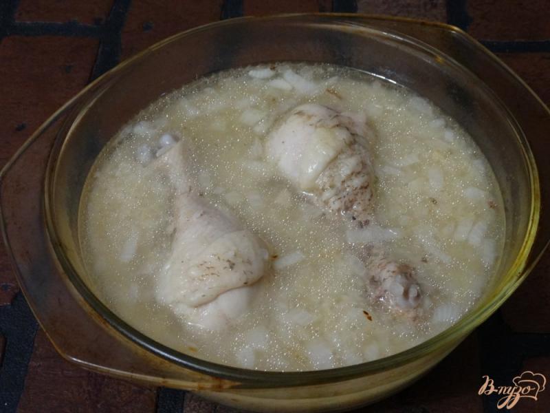 Фото приготовление рецепта: Куриные голени по-софийски шаг №6