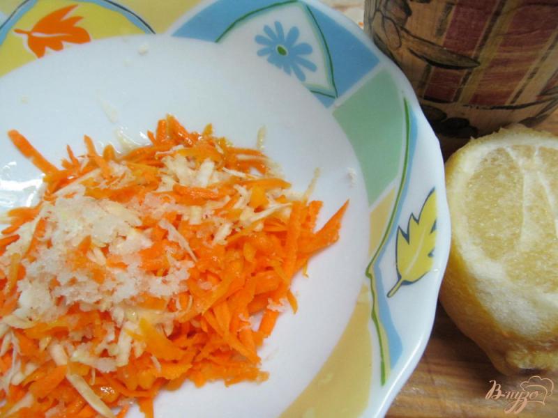 Фото приготовление рецепта: Салат из тыквы с сельдереем и арахисом шаг №3