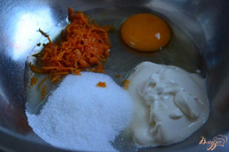 Фото приготовление рецепта: Апельсиновая булочка с маком шаг №1