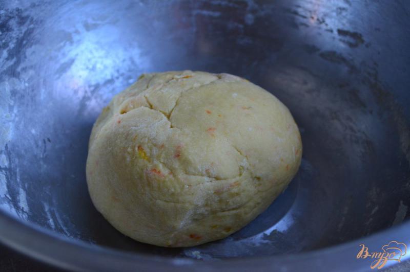 Фото приготовление рецепта: Апельсиновая булочка с маком шаг №4