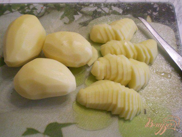 Фото приготовление рецепта: Картофель жаренный с овощами шаг №2