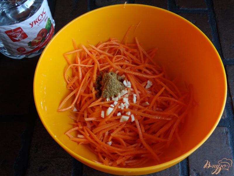 Фото приготовление рецепта: Морковка по-корейски шаг №5