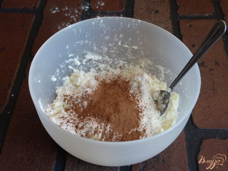 Фото приготовление рецепта: Шоколадно-творожное печенье шаг №5
