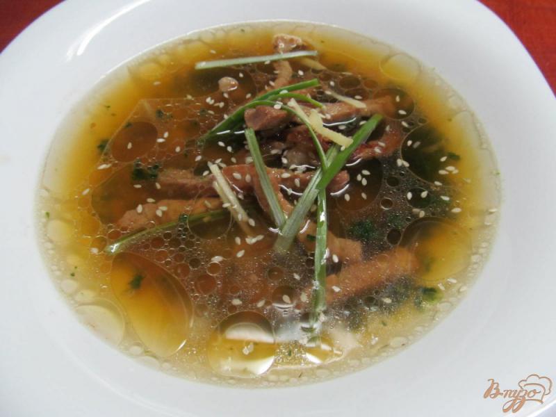 Фото приготовление рецепта: Китайский суп за 15 минут шаг №8