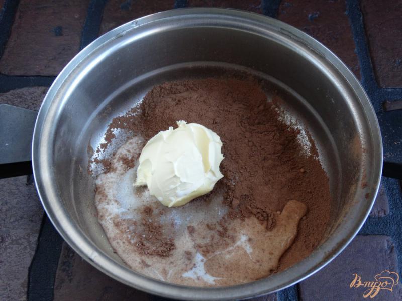 Фото приготовление рецепта: Глазурь с какао шаг №2