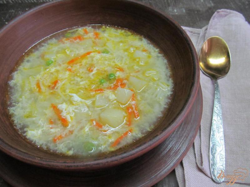 Фото приготовление рецепта: Суп с жареной вермишелью шаг №7