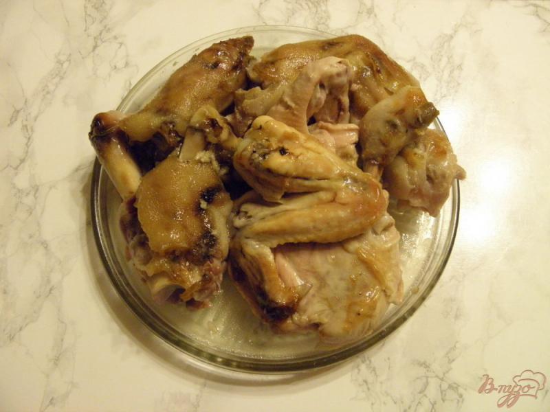 Фото приготовление рецепта: Холодец из куриных и свиных ножек шаг №4