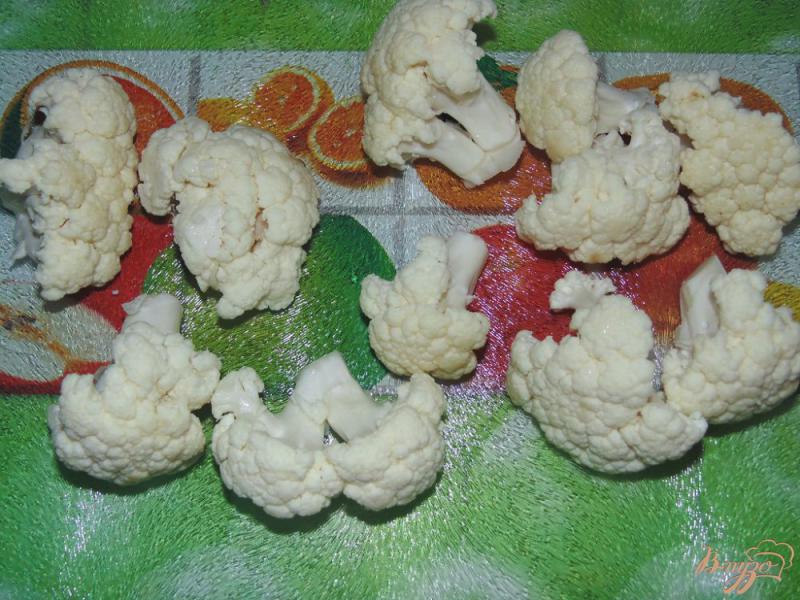 Фото приготовление рецепта: Цветная капуста с овощами шаг №1