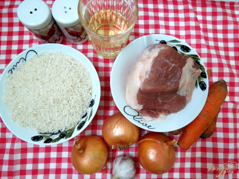 Фото приготовление рецепта: Рис с мясом шаг №1