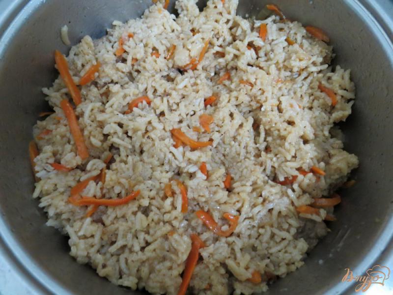 Фото приготовление рецепта: Рис с мясом шаг №6