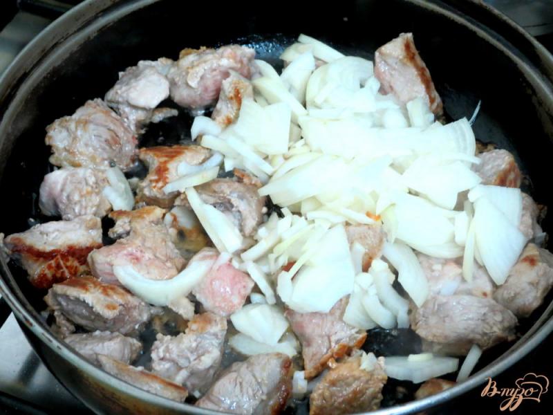 Фото приготовление рецепта: Мясо по- польски шаг №3