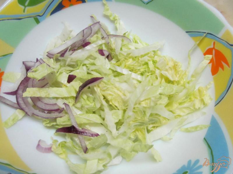 Фото приготовление рецепта: Салат с копченной курицей шаг №1