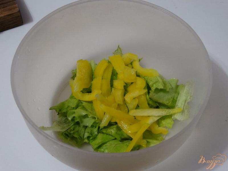 Фото приготовление рецепта: Овощной салат с горчичной заправкой шаг №2