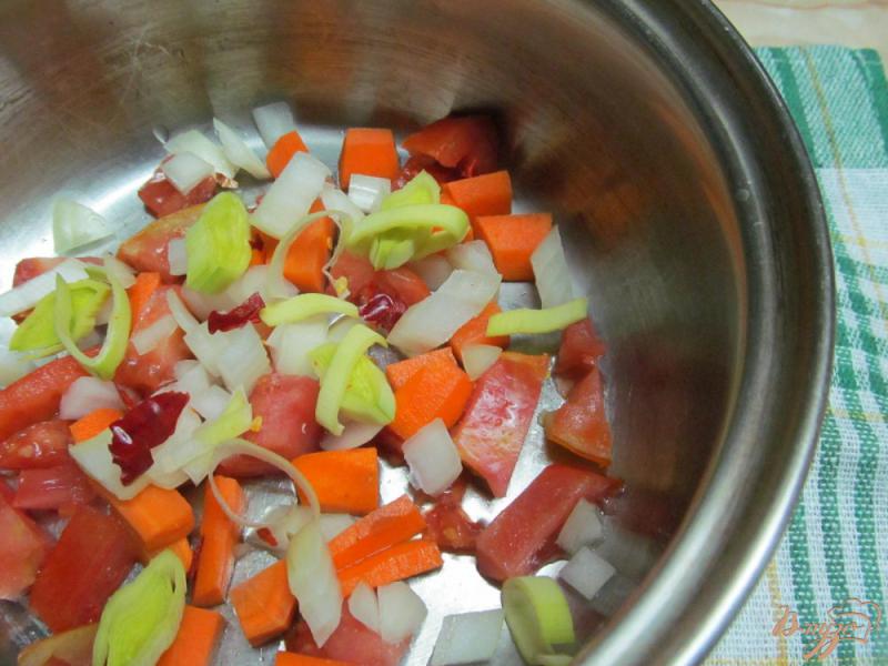 Фото приготовление рецепта: рагу из овощей и фруктов с мясом шаг №2