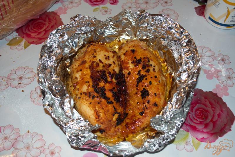 Фото приготовление рецепта: Куриное филе в духовке за 20 минут шаг №4