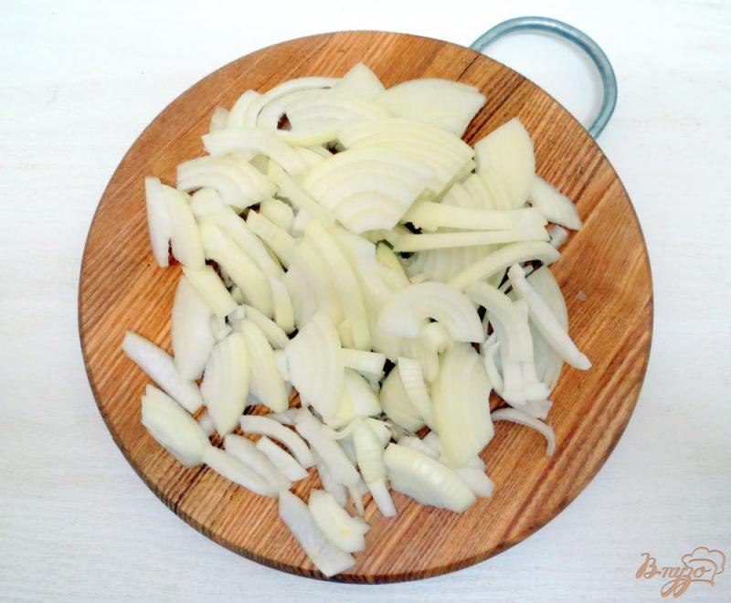 Фото приготовление рецепта: Картофельно - грибная запеканка шаг №3