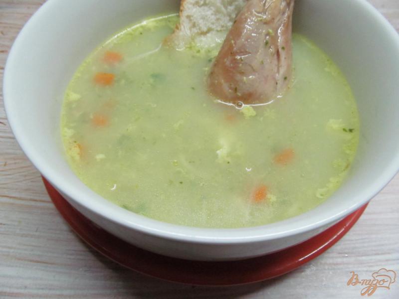 Фото приготовление рецепта: Куриный суп с пастой орзо шаг №8