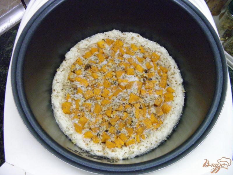 Фото приготовление рецепта: Пирог с тыквой на творожном тесте шаг №7