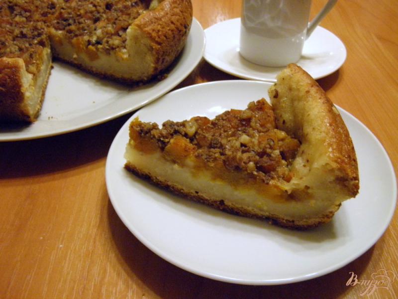 Фото приготовление рецепта: Пирог с тыквой на творожном тесте шаг №8