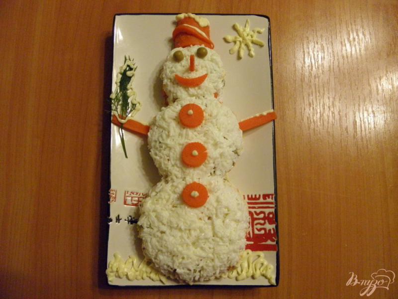 Фото приготовление рецепта: Снеговик шаг №8