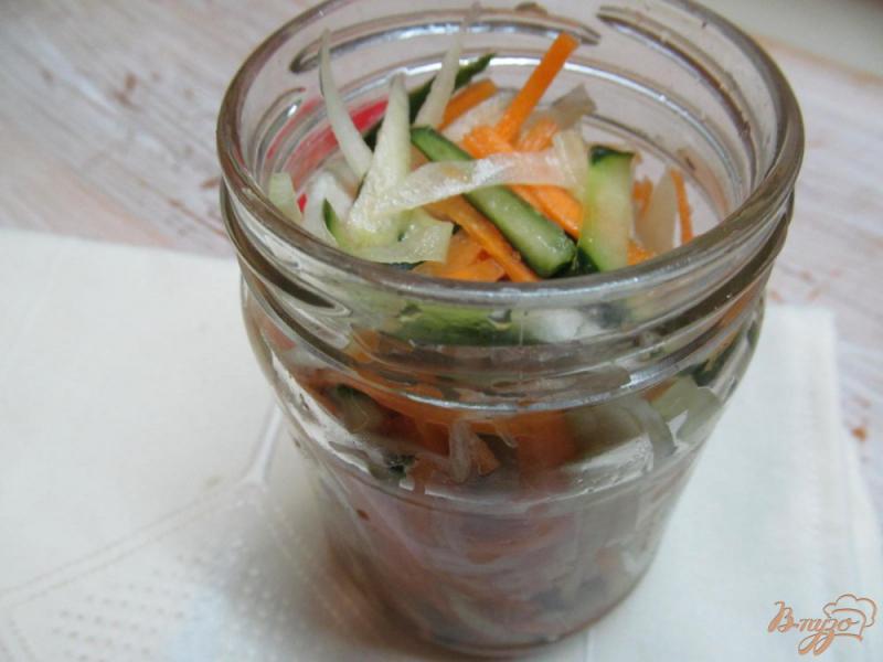 Фото приготовление рецепта: Маринованные овощи по-вьетнамски шаг №4