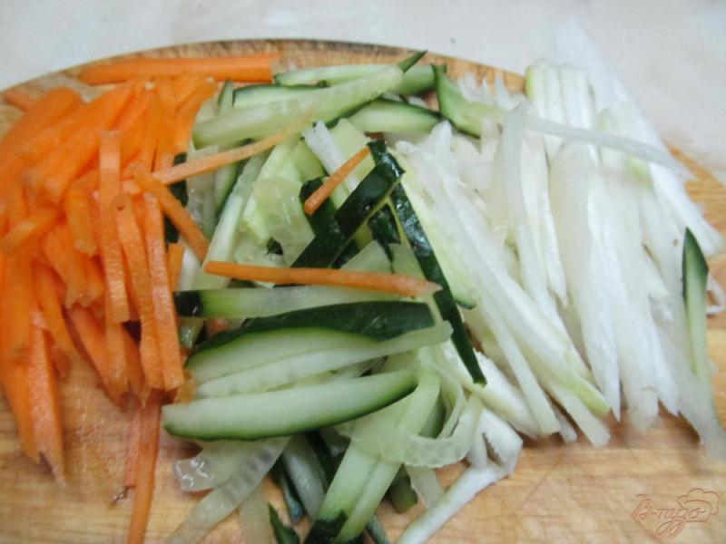 Фото приготовление рецепта: Маринованные овощи по-вьетнамски шаг №2