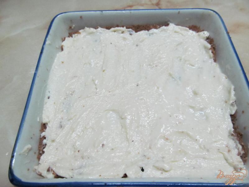Фото приготовление рецепта: Пирожное с творогом и мандариновым вареньем шаг №4