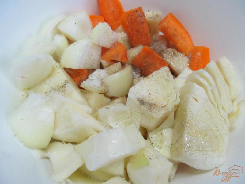 Фото приготовление рецепта: Запеченные овощи под бальзамическим соусом шаг №1