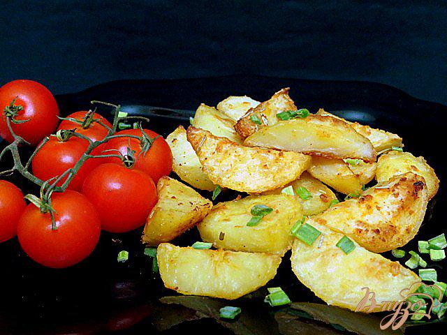 Фото приготовление рецепта: Картофель запеченный с паприкой шаг №6