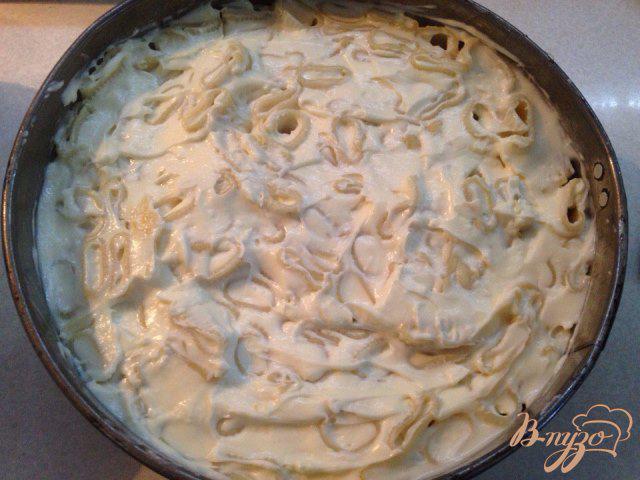 Фото приготовление рецепта: Итальянский макаронный пирог  «Rigatoni Pie» шаг №7